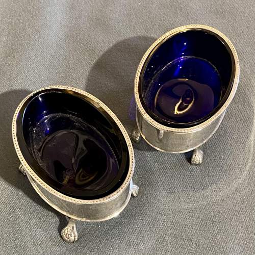Pair of 19th Century Silver Salts image-5