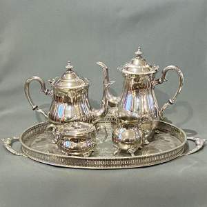 Five Piece Silver Plated Tea Set