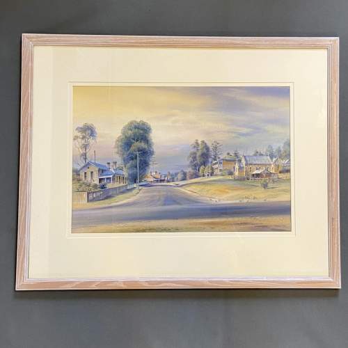 Kenneth Jack Watercolour Painting View of Wollombi image-1