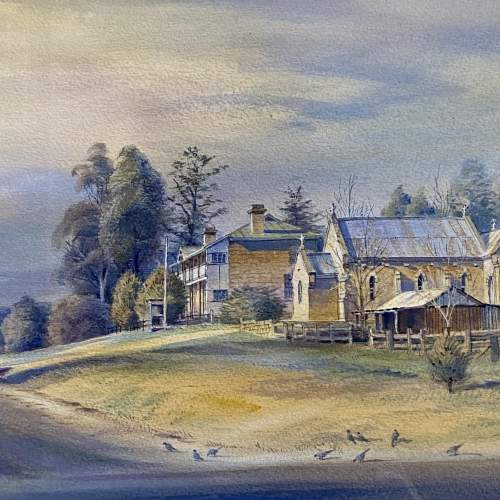 Kenneth Jack Watercolour Painting View of Wollombi image-3