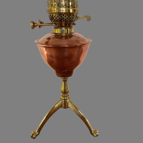 Attributed to W.A.S. Benson Oil Lamp image-2