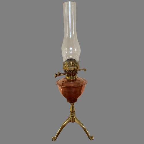 Attributed to W.A.S. Benson Oil Lamp image-3