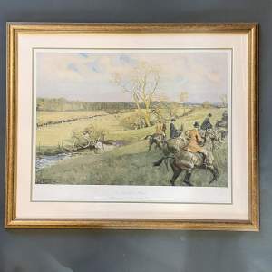 Lionel Edwards Print of The Atherstone Hunt