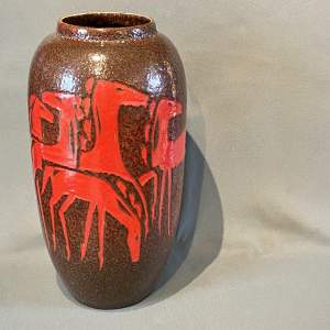 Scheurich Pottery Floor Vase