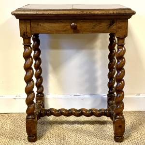 17th Century Fruit Wood Side Table
