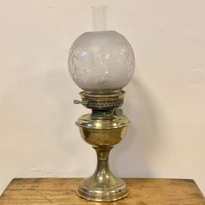 Hinks Patent Brass Oil Lamp