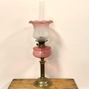 Art Nouveau Oil Lamp