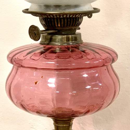Art Nouveau Oil Lamp image-3