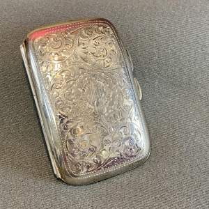 Edwardian Silver Cigarette Case