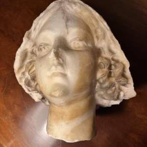 An Antique Marble Head Fragment