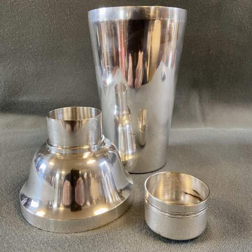 Art Deco Silver Plated Cocktail Shaker image-2