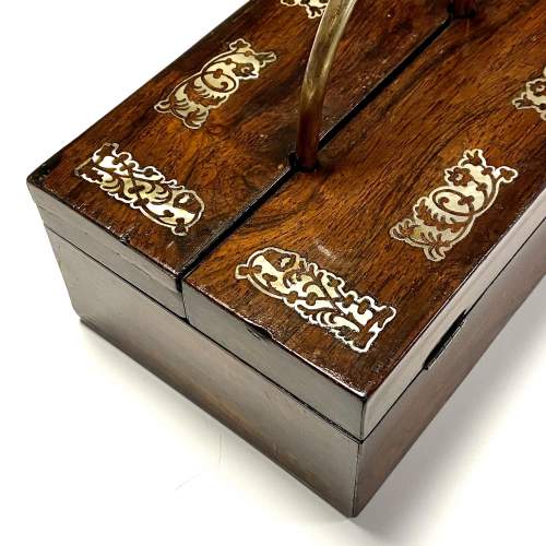 Inlaid Rosewood Desk or Jewellery Box image-4