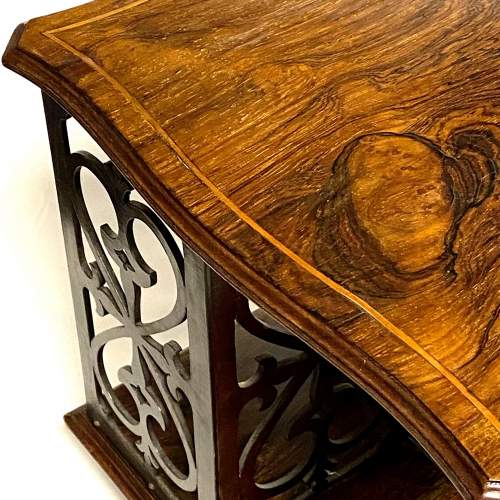 Victorian Rosewood Revolving Table Top Bookcase image-5