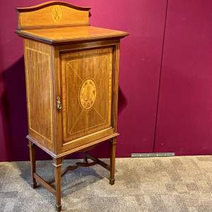 Shapland and Petter Inlaid Music Cabinet
