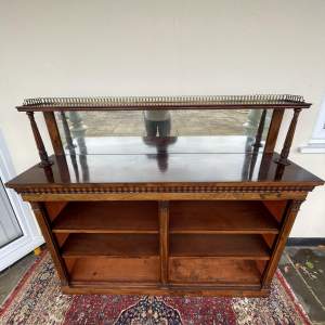 Rosewood Open Bookcase