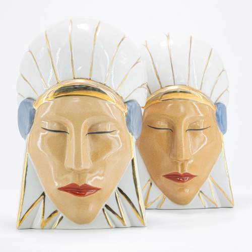 Pair of Rare Art Deco French Figural Lidded Bonbonnieres by Robj image-3