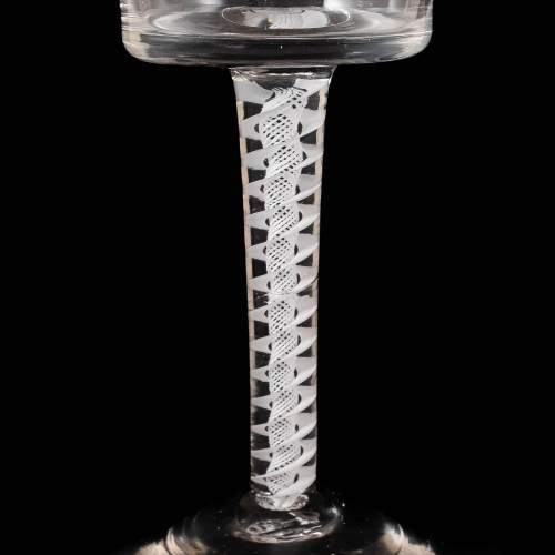 Jacobite Opaque Twist Glass Goblet image-5