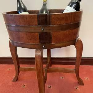 Early 20th Century Oak Wine Cooler or Planter