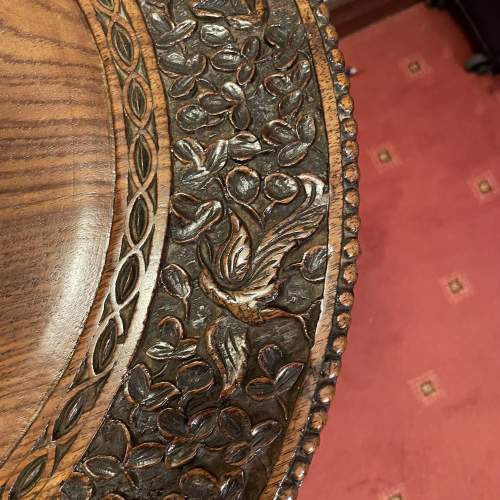 19th Century Rosewood Carved Circular Table image-3
