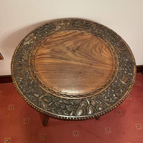 19th Century Rosewood Carved Circular Table image-6