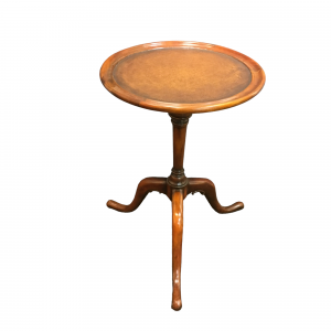 Regency style Leather Top Wine Table