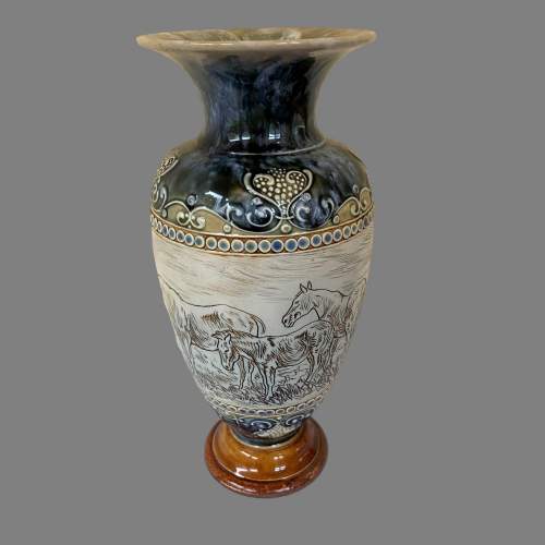 A Doulton Lambeth Vase by Hannah Barlow image-1