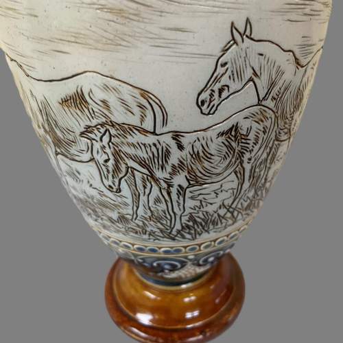 A Doulton Lambeth Vase by Hannah Barlow image-2