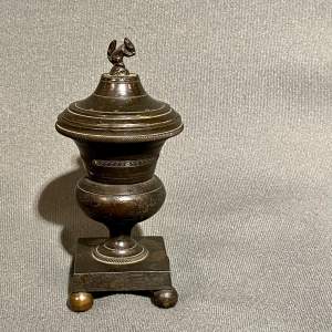Early 19th Century Regency Bronze Urn Burner
