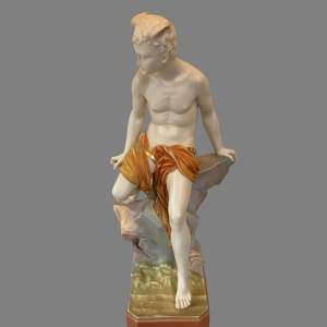 A Royal Worcester Figure of Mercury by George Evans