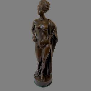 A Bronze Art Nouveau Nude Figurine