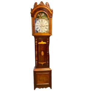 Mid 19th Century J Cuthill Scottish Mahogany Longcase Clock