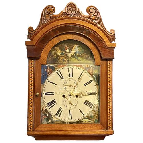 Mid 19th Century J Cuthill Scottish Mahogany Longcase Clock image-2