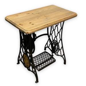 Up Cycled Singer Treadle Table