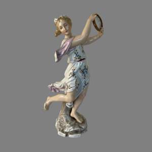 A Meissen Muse Figurine of The Dancer