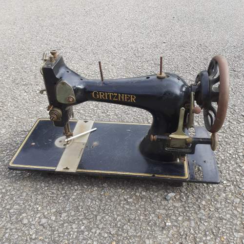 Antique Gritzner Sewing Machine image-1