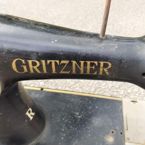 Antique Gritzner Sewing Machine image-2