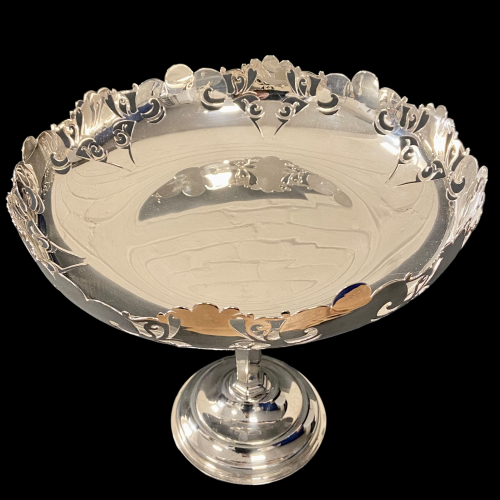 Early 20th Century A1 Silver Plated Fruit Compote image-4