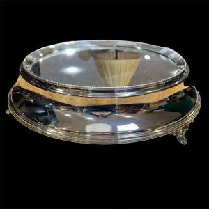 Victorian Silver Plated Wedding Cake Stand