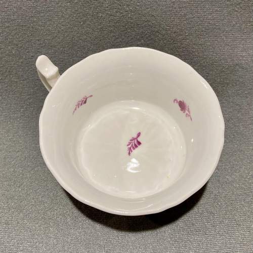 Early 19th Century Hilditch Hand Painted Tea Cup and Saucer image-5