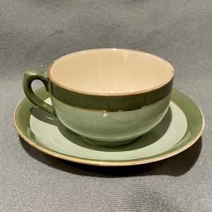 Mid 19th Century Macintyre Burslem Tea Cup and Saucer