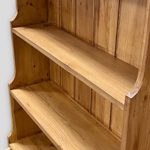 Early 20th Century Pine Waterfall Bookcase image-4