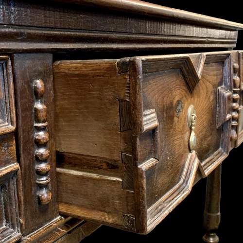 Fine Charles II Oak Dresser Base image-4