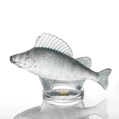 A French Lalique Glass Fish Car Mascot image-1