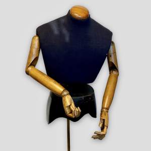 Vintage Mannequin with Articulated Arms and Hands