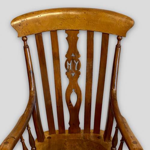 Mid 20th Century Yew Wood & Elm Chair image-2