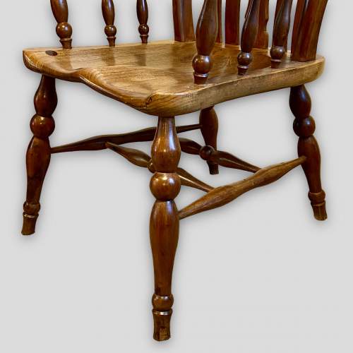 Mid 20th Century Yew Wood & Elm Chair image-4
