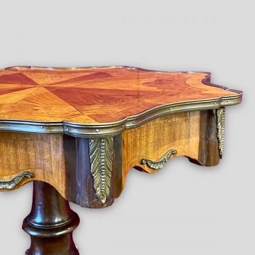 19th Century French Walnut and Ormolu Table image-3