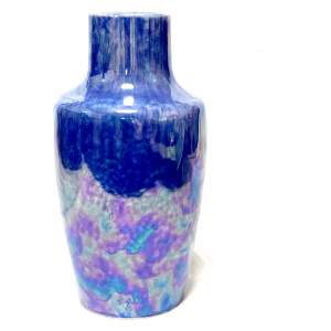Ruskin Pottery Lilac Lustre Shoulder Vase