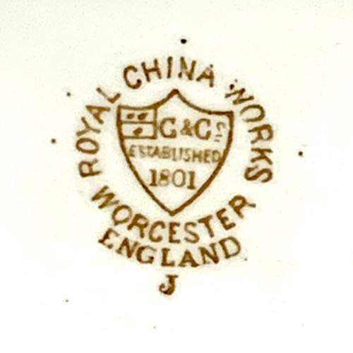 Grainger Royal China Works Worcester Porcelain Tea Caddy image-6