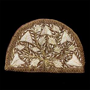 Victorian Gold Work Embroidered Tea Cosy
